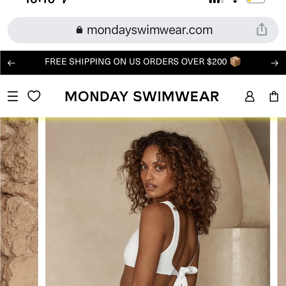 Monday swimwear top